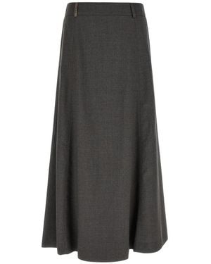 Peserico Midi Skirts - Grey