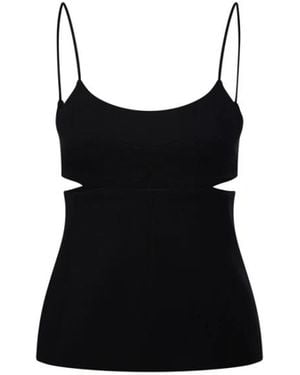 Victoria Beckham Sleeveless Tops - Black