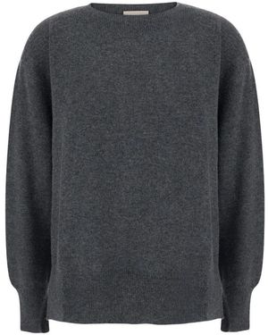 Semicouture Round-Neck Knitwear - Gris