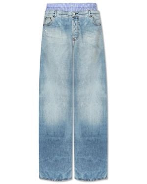 Acne Studios Wide Jeans - Azul