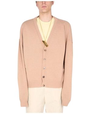 Ambush Übergroße Fit -Strickjacke - Natur