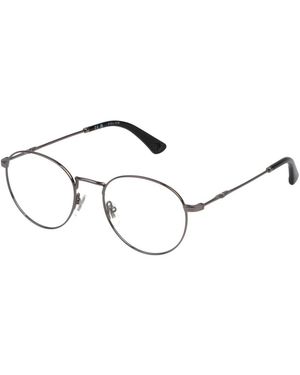 Police Glasses - Metallic