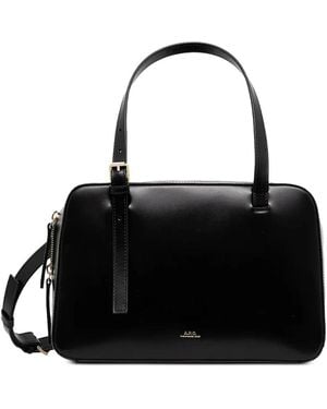 A.P.C. Virginie Box Bag - Schwarz