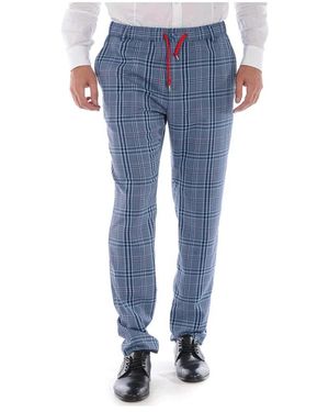 Daniele Alessandrini Slim-Fit Trousers - Blue