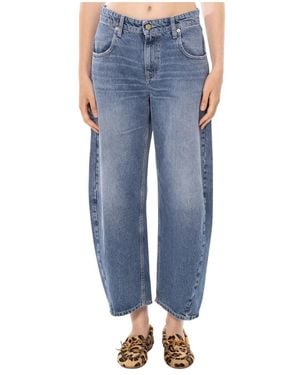 CYCLE Cropped Jeans - Azul
