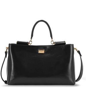 Dolce & Gabbana Lederhandtasche - Schwarz