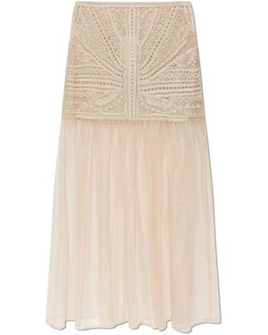 Ulla Johnson Tule Rok - Naturel