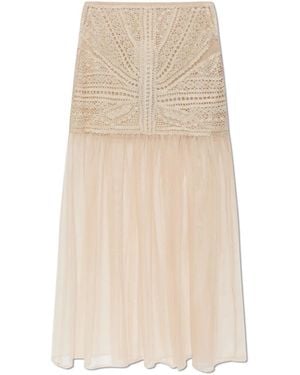 Ulla Johnson Tule Rok - Naturel