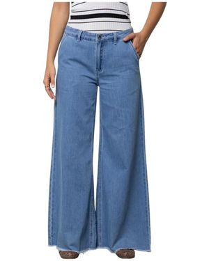 Kaos Sp6Mp011-3018 Wide Jeans - Blauw