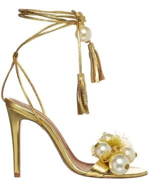 Alameda Turquesa High Heel Sandals - Metallic