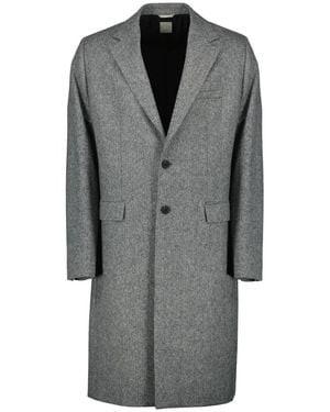Dior Single-Breasted Coats - Grey