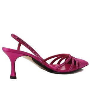 N°21 Slingback Crystal - Rood