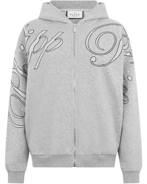 Philipp Plein Zip-Throughs - Grey