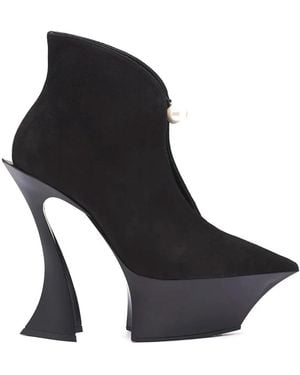Mugler Heeled Boots - Nero