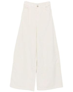 Alysi Wide Trousers - Blanco