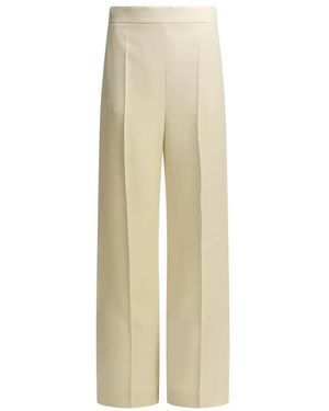 Valentino Wide Trousers - Natural