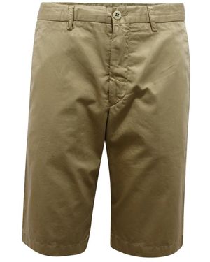 Etro Korte Broeken ,Khaki Bermuda Shorts Gemaakt - Groen