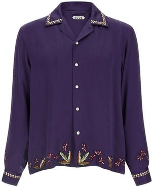 Bode Casual Shirts - Paars
