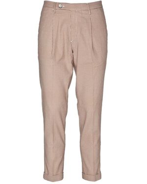 Michael Coal Slim-Fit Trousers - Natural