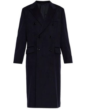 Dolce & Gabbana Double-Breasted Coats - Blue