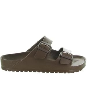 Birkenstock Sliders - Brown