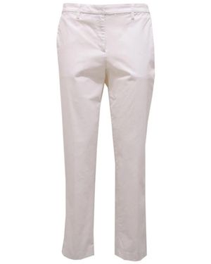 Armani Broeken ,Wit ,Witte Broek 3Y5P43 1100 Model - Grijs
