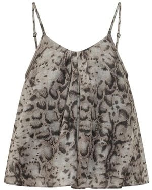 Pinko Sleeveless Tops - Gray