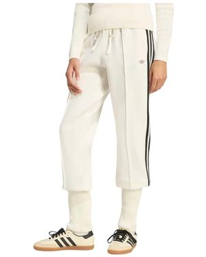 adidas Fitness ,Wit ,Katoen Fb Trackpant - Naturel