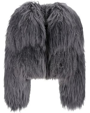 The Attico Faux Fur & Shearling Jackets - Grey
