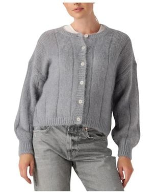 Des Petits Hauts Truien & Vesten ,Blauw ,Chouette Truien & Vesten Blauw - Grijs