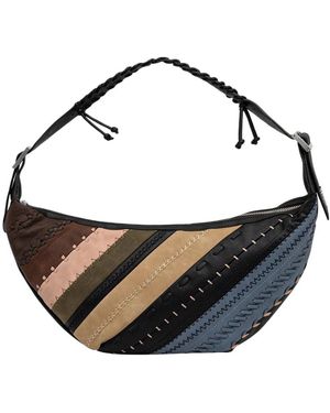 Desigual Quebec Whipstitch Pat Tote - Schwarz