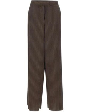 Marella Wide Trousers - Marrón