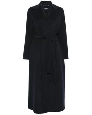 Max Mara Belted Coats - Negro