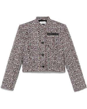 Lanvin Cropped Blazers - Grijs