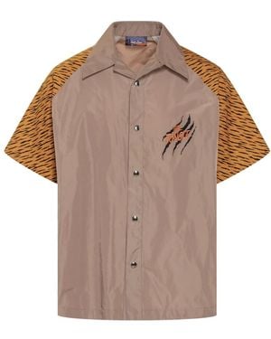 Just Don Short Sleeve Shirts - Marrón