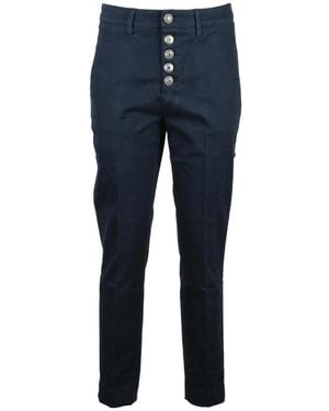 Dondup Slim-Fit Trousers - Bleu