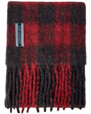 Our Legacy Winter Scarves - Red