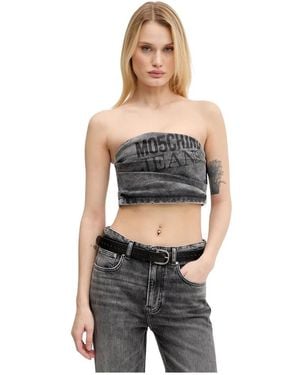 Moschino Sleeveless Tops - Gris