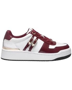 Guess Schoenen ,Rood ,Maggnet Sneaker - Paars