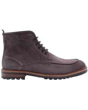 Floris Van Bommel Lace-Up Boots - Brown