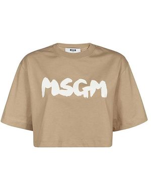 MSGM T-Shirts - Neutro