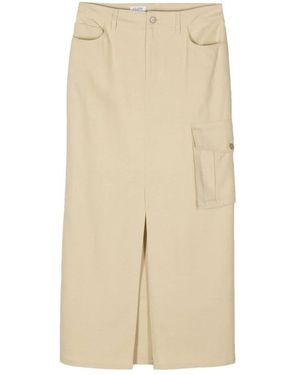 Filippa K Midi Skirts - Natural