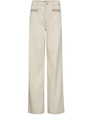 Mos Mosh Wide Jeans - Natural