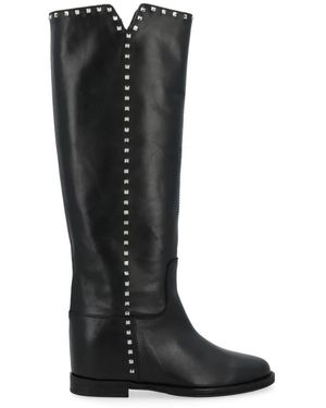 Via Roma 15 High Boots - Black