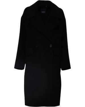 Max Mara Jassen ,Zwart ,Double-Breasted Coat
