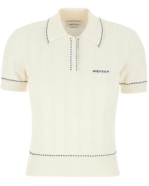 McQueen Polo Shirts - Neutro