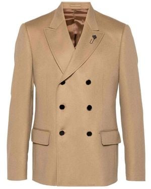 Lardini Attitude Double-Breasted Jas - Naturel
