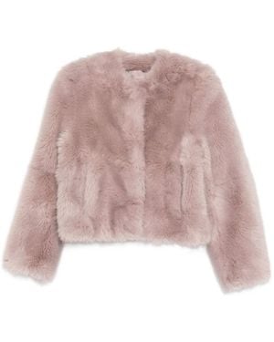 Stand Studio Faux Fur & Shearling Jackets - Pink