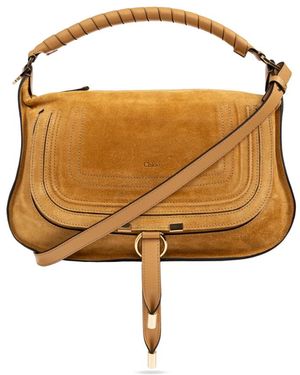 Chloé Tassen ,Bruin ,Leer Marcie Small Shoulder Bag