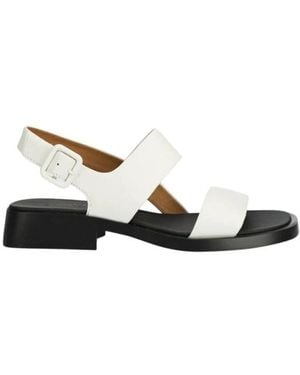 Camper Flat Sandals - Blanco